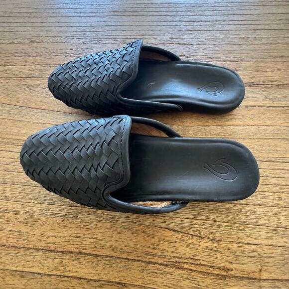 Olukai Women's Mi'i Leather Mules - Size 8 - Picture 4 of 5